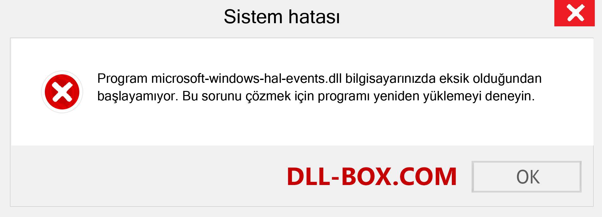 microsoft-windows-hal-events.dll dosyası eksik mi? Windows 7, 8, 10 için İndirin - Windows'ta microsoft-windows-hal-events dll Eksik Hatasını Düzeltin, fotoğraflar, resimler